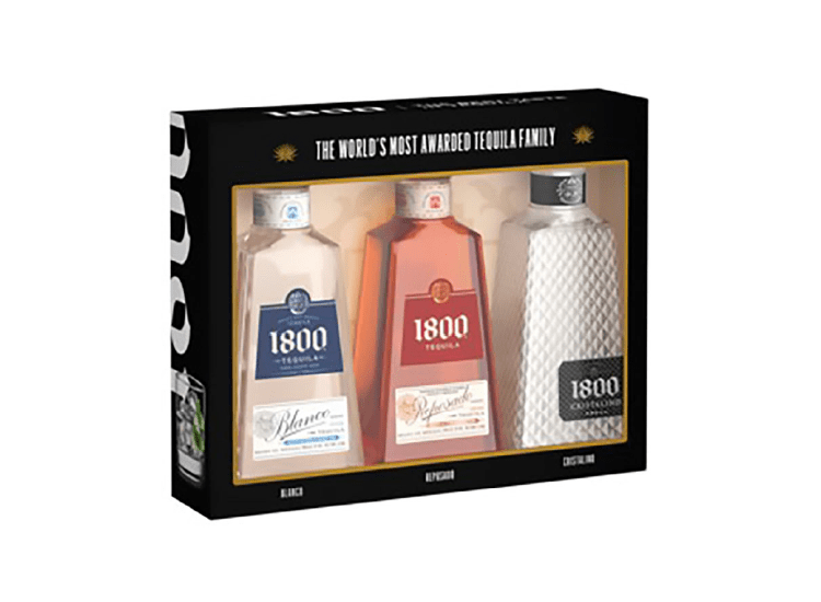 tequila, Tequila, silver, 1800, variety pack, repackable