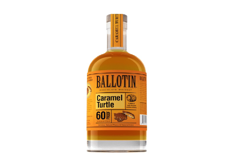 Bottle of 24  Ballotin Choc Whiskey Caramel Turtle