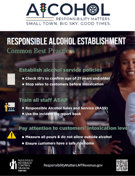 Responsible Alcohol Establishment poster preview