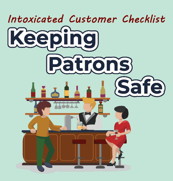 Intoxicated Customer Checklist Poster